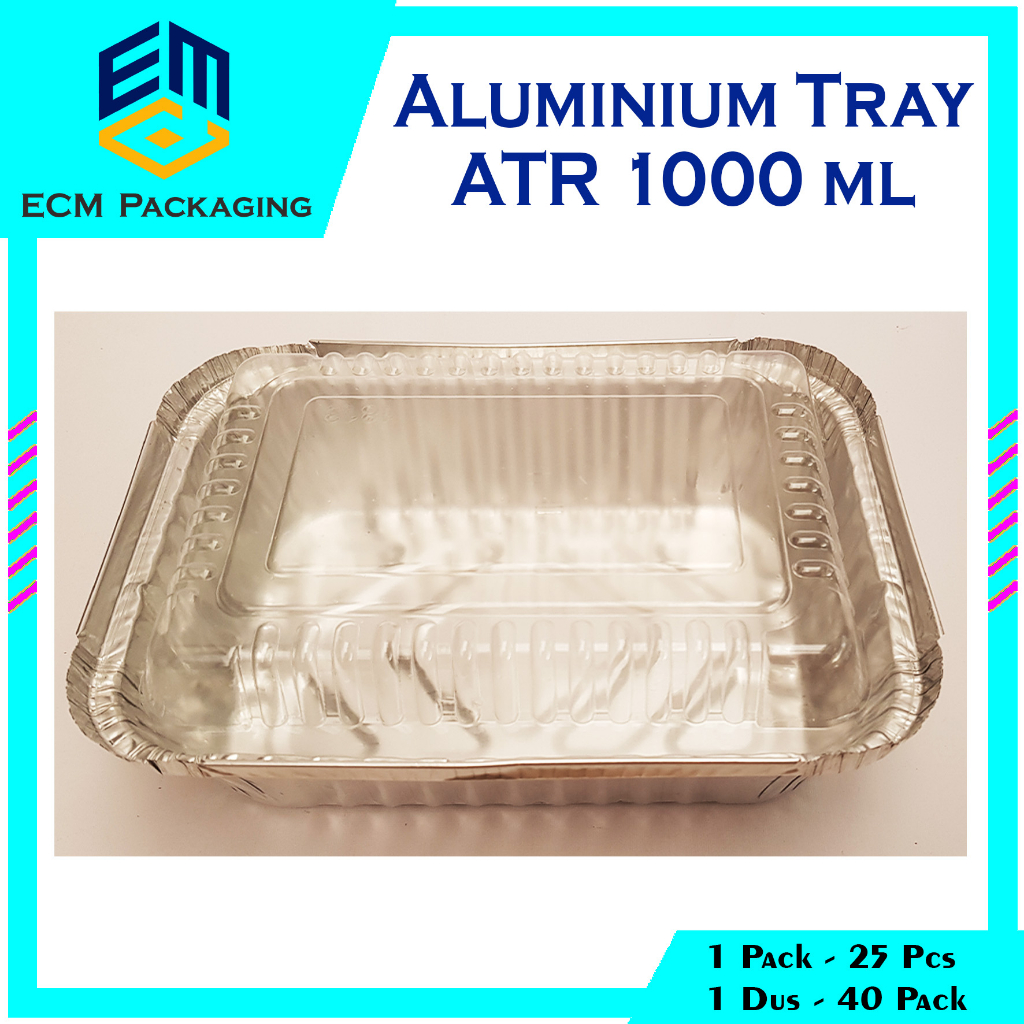 Jual Aluminium Foil Tray ATR 1000 ml / Aluminium Foil Cup / Kotak
