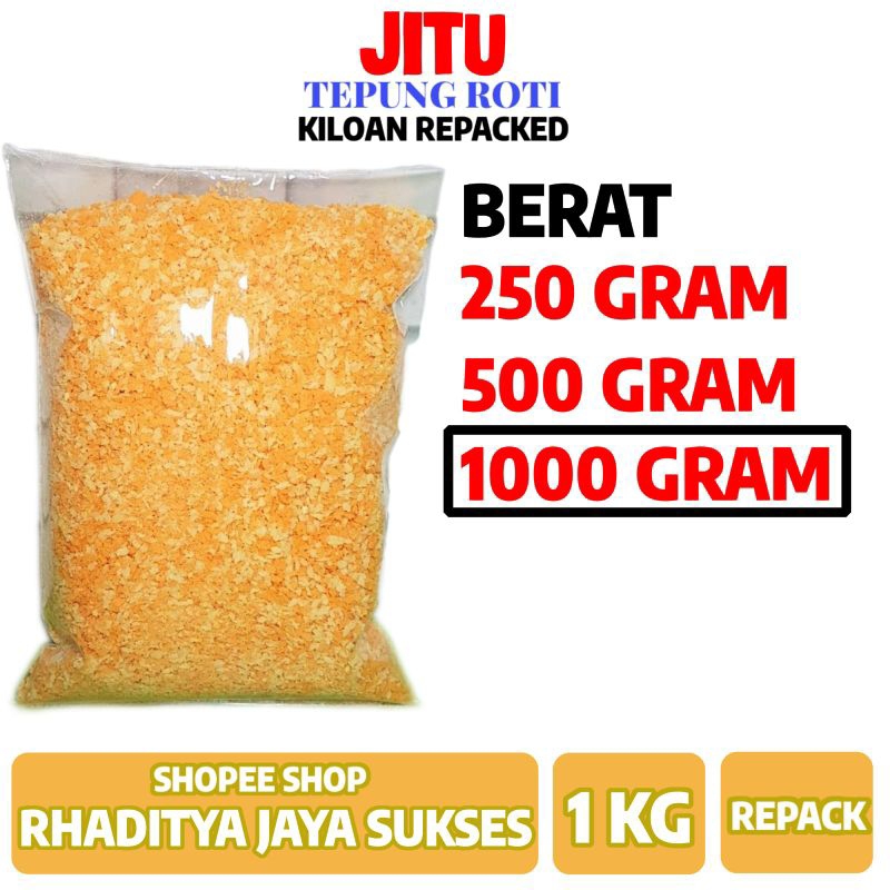 Jual Tepung Roti Jitu 1 KG Repacked | Shopee Indonesia