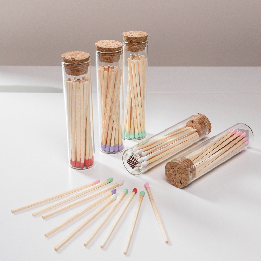 Jual Long Colourful Matches Korek Api Kayu Warna Warni Korek Api Panjang Shopee Indonesia