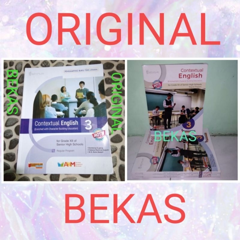 Jual Buku Bahasa Inggris Contextual English kelas 12 XII 3 III SMA ...