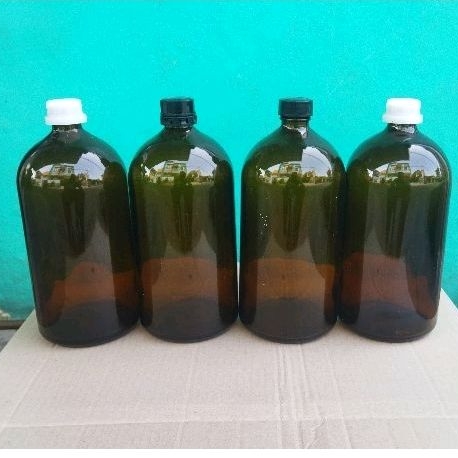 Jual BOTOL 1 LITER COKLAT, BOTOL KACA 1LITER POLOS | Shopee Indonesia