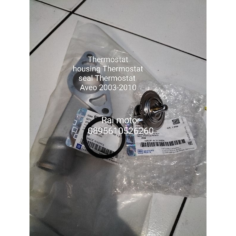 Jual Thermostat set Chevrolet Aveo 2003-2010 original GM | Shopee Indonesia