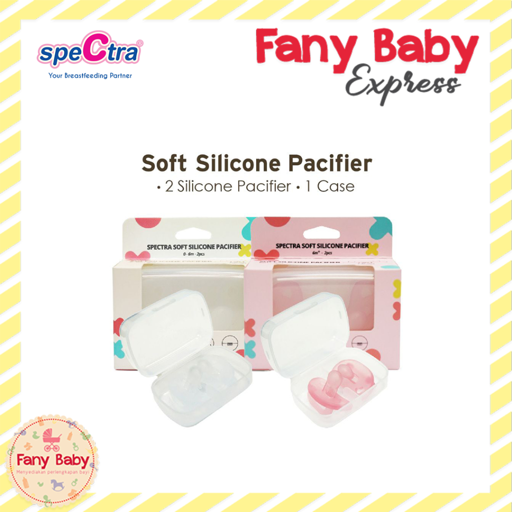 Jual SPECTRA SOFT SILICONE PACIFIER ISI 2 PCS | Shopee Indonesia
