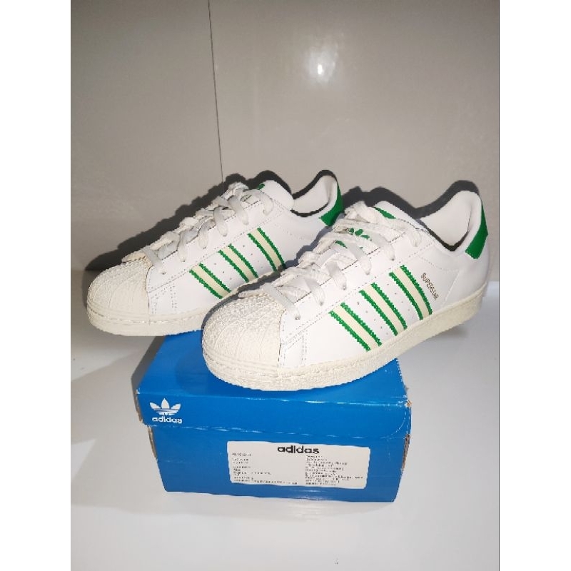 adidas gazelle silver green womens adidas Originals Women Superstar Bonega Blue HQ9841, 6.5