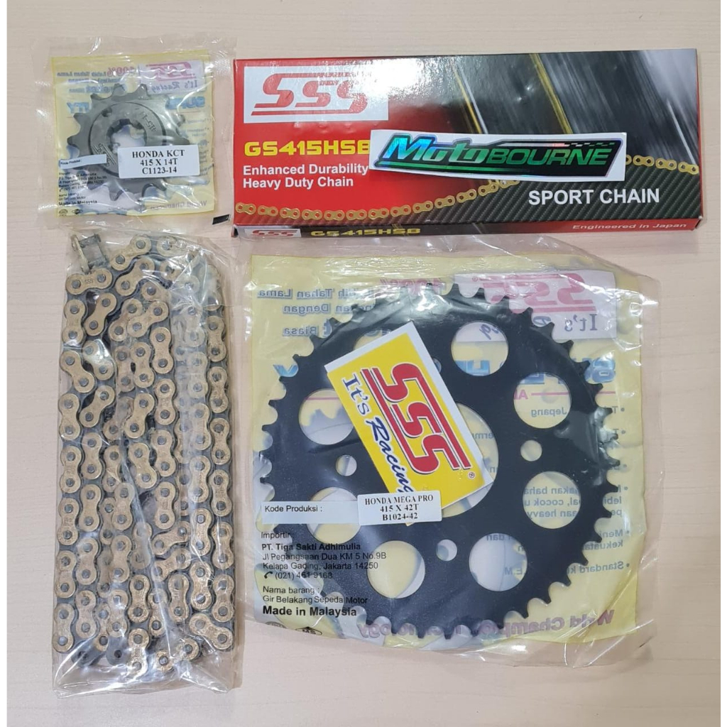 Jual Gear Ger Set Sss Black Cbr R Cb R Sonic R Gtr R Baut Ukr