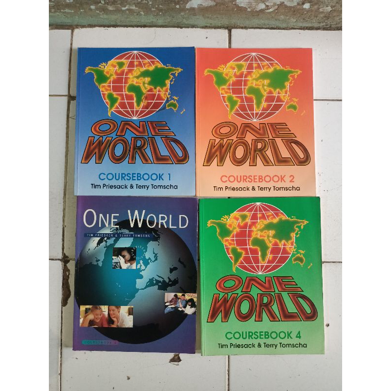 Jual ori ONE WORLD COURSEBOOK 1, 2, 3, 4 HARGA SATUAN CABUTAN | Shopee ...