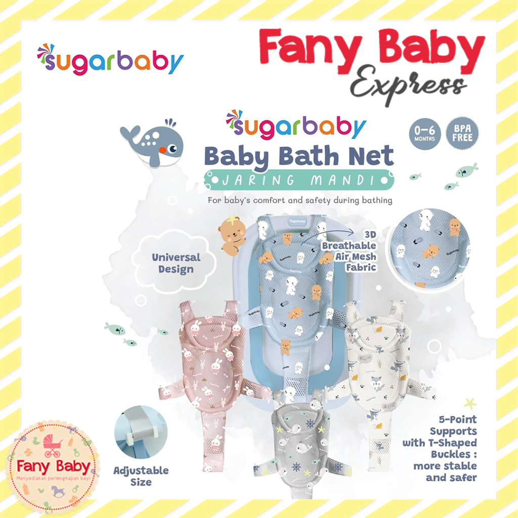 Jual SUGAR BABY ULTRASOFT BABY BATH NET Shopee Indonesia