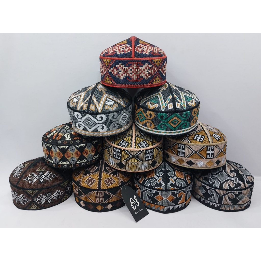 Jual PECI PAKISTAN HAMADA EXCLUSIVE KEMASAN BOX/ Peci Full Bordir ...