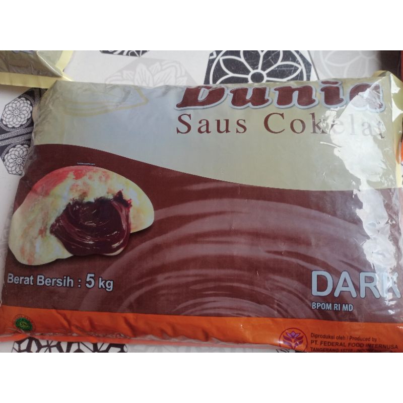 Jual Dunia Coklat Filling / Selai Coklat Isian Roti 5kg | Shopee Indonesia