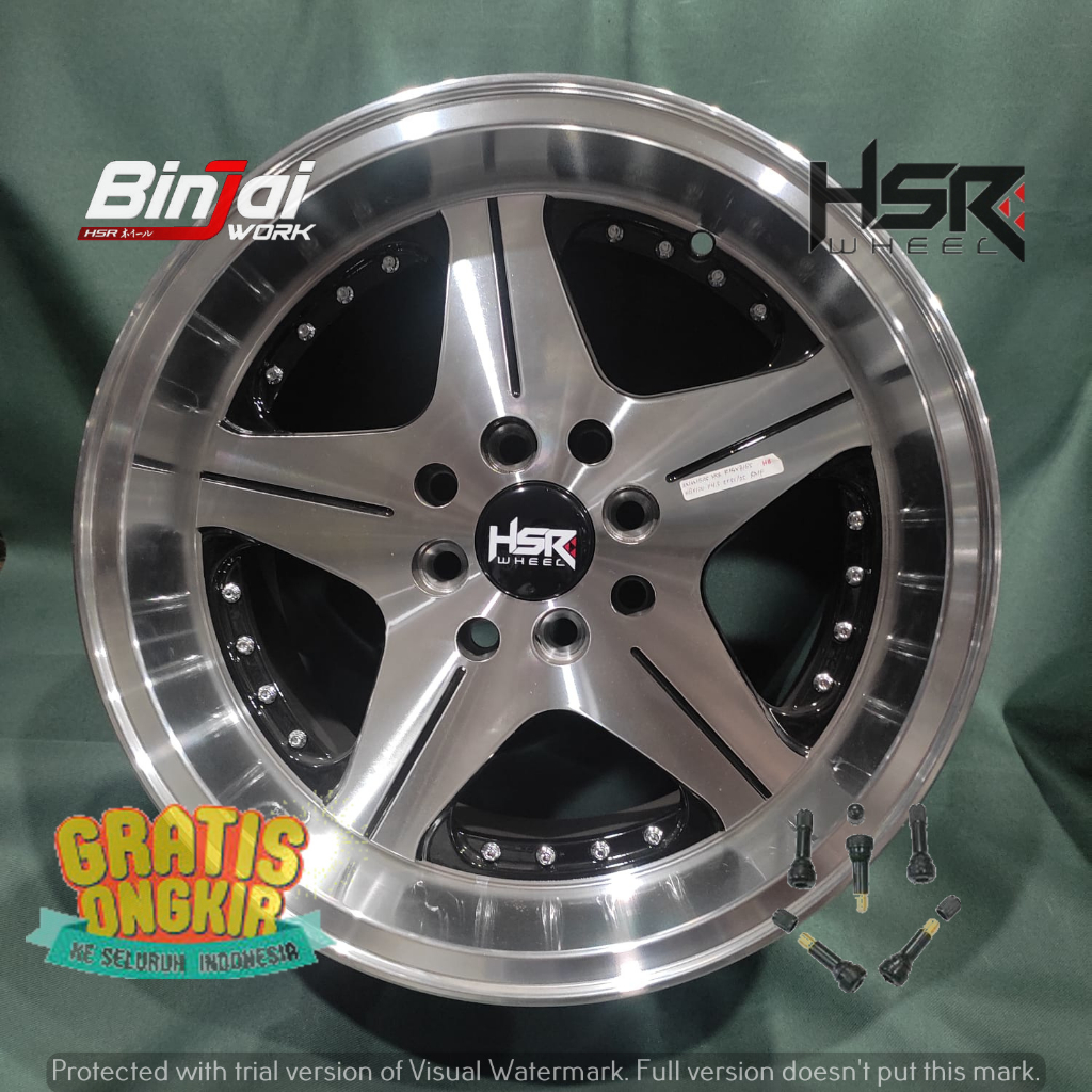 Jual velg mobil murah r15 racing by hsr kualitas bagus dan kuat ...
