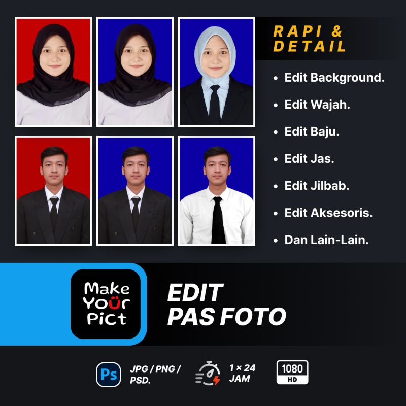 Jual Jasa Edit Pas Foto Jasa Edit Foto Profesional Berkualitas By