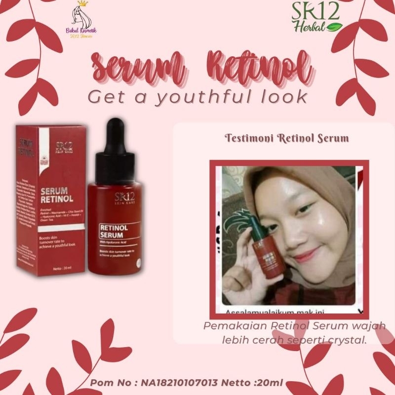 Jual Serum Retinol serum yang bikin glowing mengandung Niacinamide