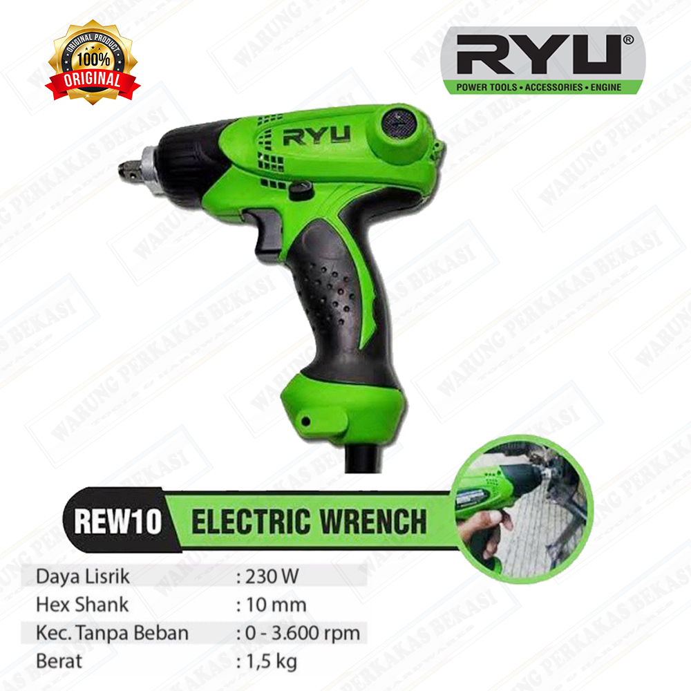 Jual Ryu Elektric Impact Wrench Listrik Rew 10 3/8