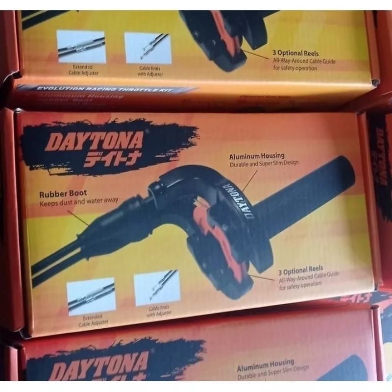 Jual GAS SPONTAN DAYTONA D4922 DUAL THROTTLE CABLE SHORT ORIGINAL