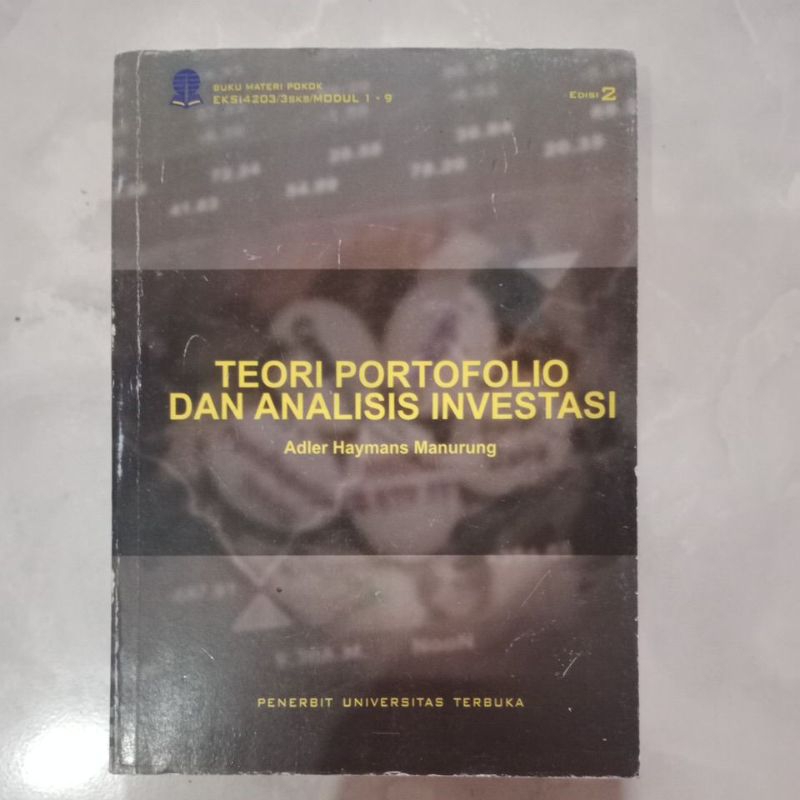 Jual Buku Teori Portofolio Dan Analisis Investasi Original UT | Shopee ...