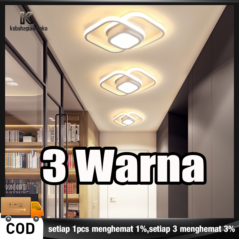 Jual 3 Warna Lampu Plafon Led Lampu Hias Rumah Ruang Tamu Kamar