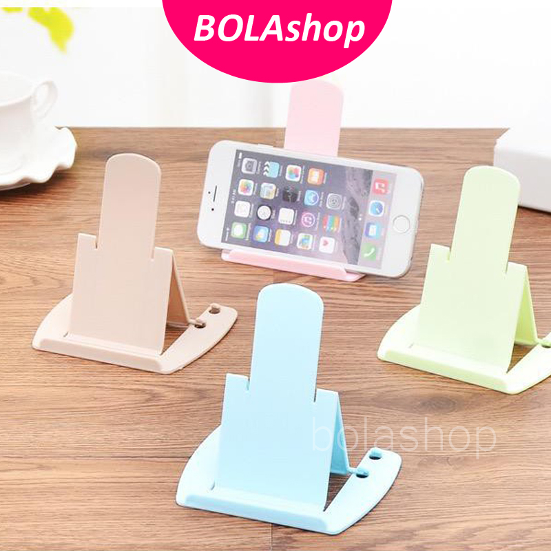 Jual Stand Hp Penyangga Hp Lipat Phone Holder Minimalis Serbaguna