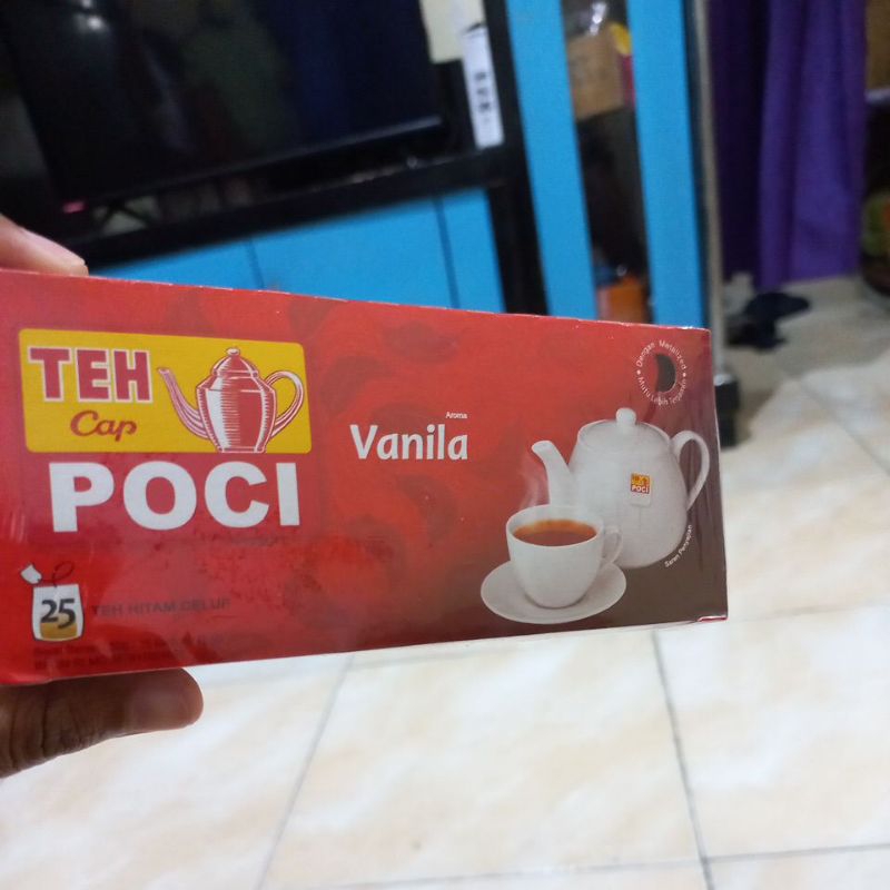 Jual Teh celup Cap Poci rasa Vanilla | Shopee Indonesia