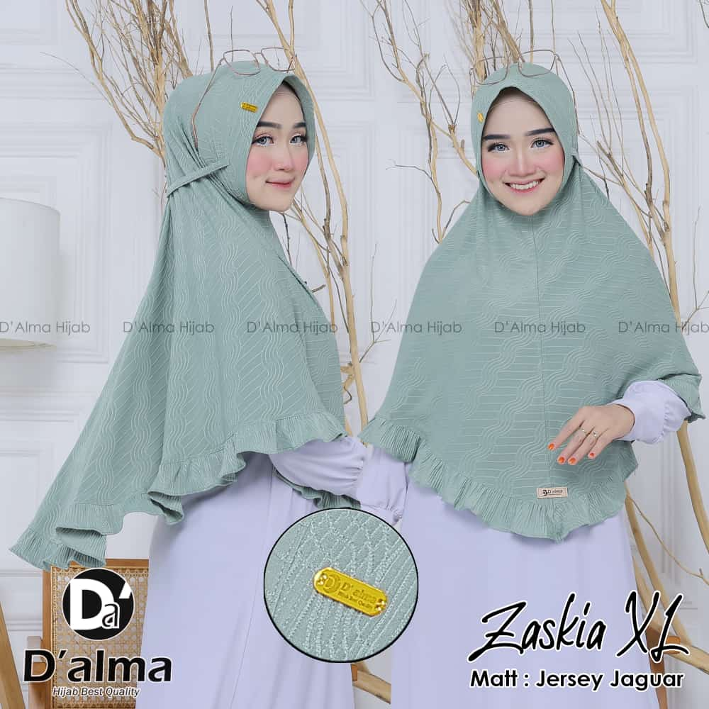 Jual HIJAB INSTAN ZASKIA XL ORIGINAL D ALMA | Shopee Indonesia