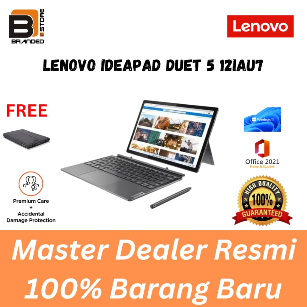 Jual Lenovo Ideapad Duet 5 12iau7 2gid I5 1235u 16gb Ssd 512gb 12 4 2 5k Ltps 500nits 96 Dci