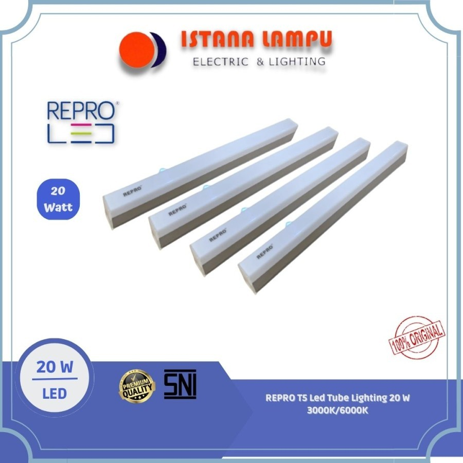 Jual REPRO T5 Led Tube Lighting 20Watt 3000K/6000K | Shopee Indonesia