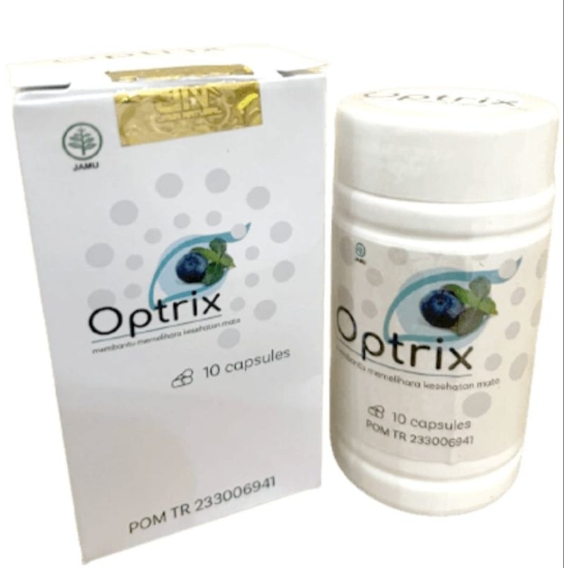 Jual OPTRIX ASLI OBAT MATA MINUS DAN PLUS SILINDER KATARAK 10 KAPSUL ...