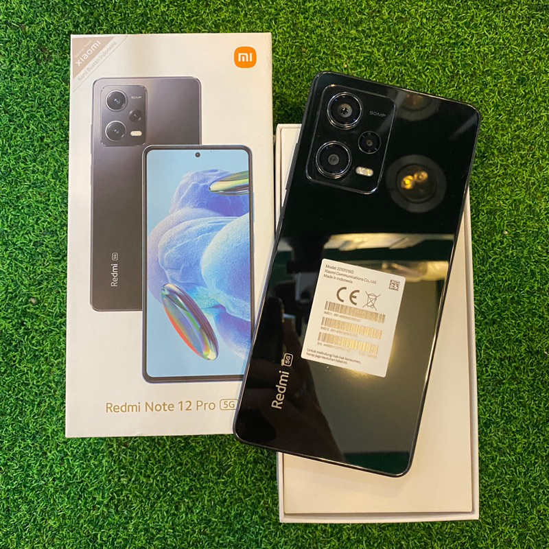 Jual Redmi note 12 Pro 5g 8/256gb second bekas pakai normal fullset ...