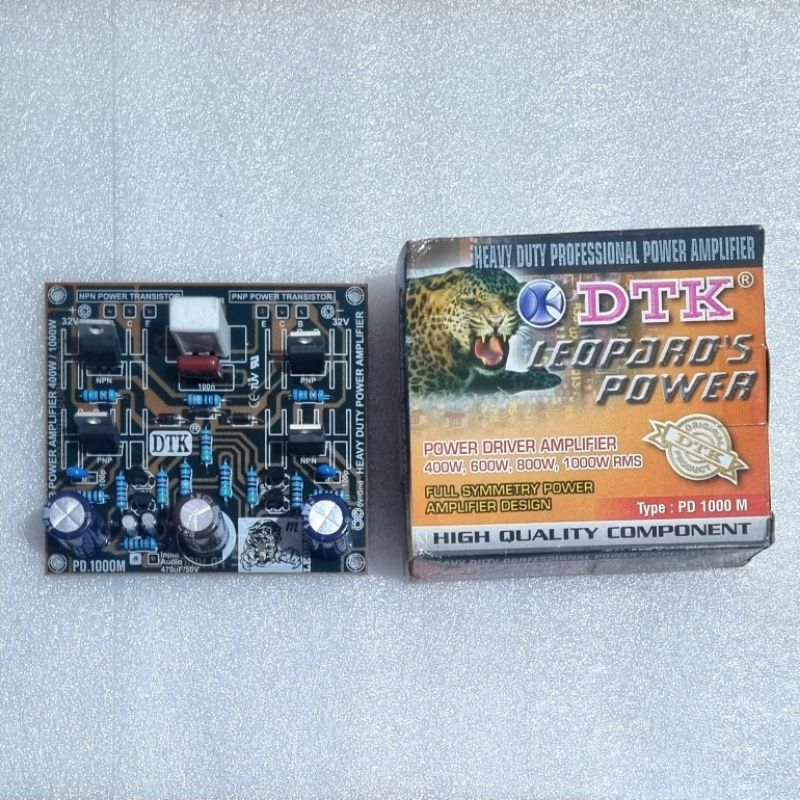 Jual KIT Driver power amplifier 2 Tingkat Full Simetris 1000W DTK