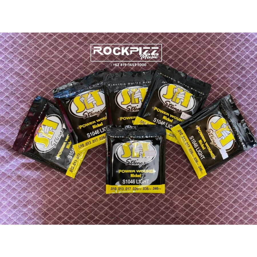 Jual SIT STRING S1046 LIGHT POWER WOUND NICKEL ELECTRIC SIT STRING ...
