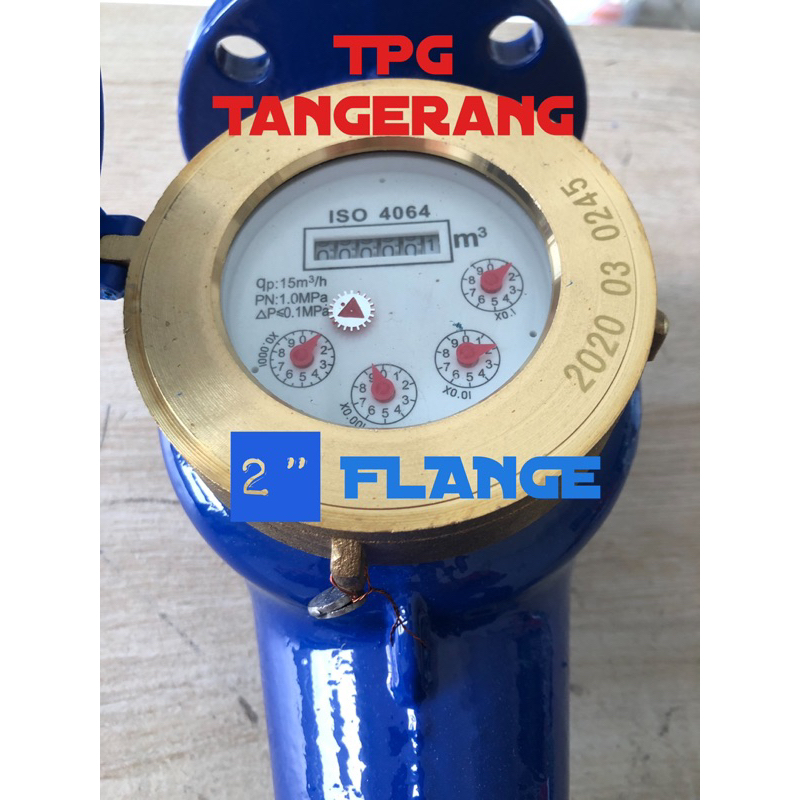 Jual METERAN AIR WATER METER 2 inchi FLANGE | Shopee Indonesia