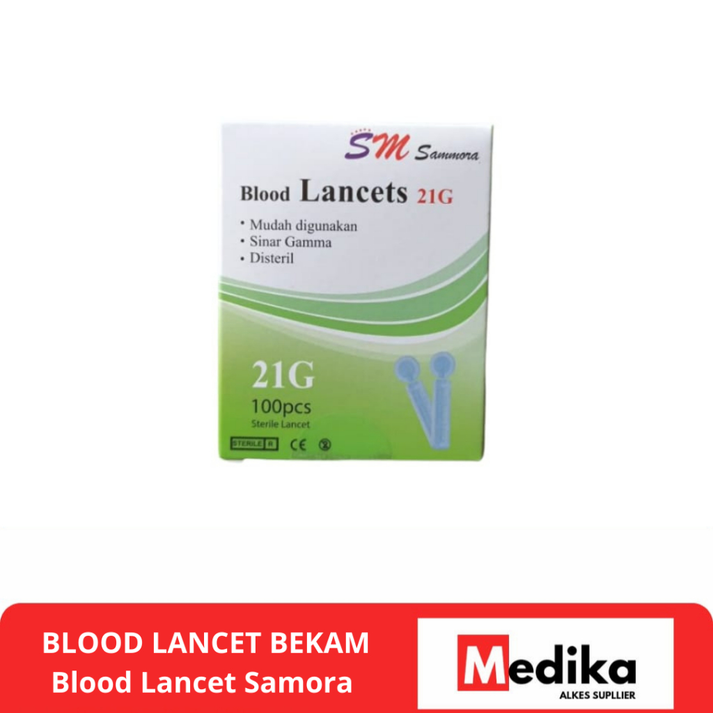 Jual Blood Lancet 21G Isi 100 Jarum Bekam 21G | Shopee Indonesia