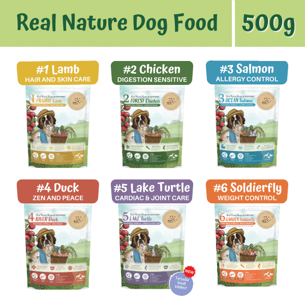 Jual RealPower Real Nature Dog Food 500G Vitamin & Nutrisi Lengkap