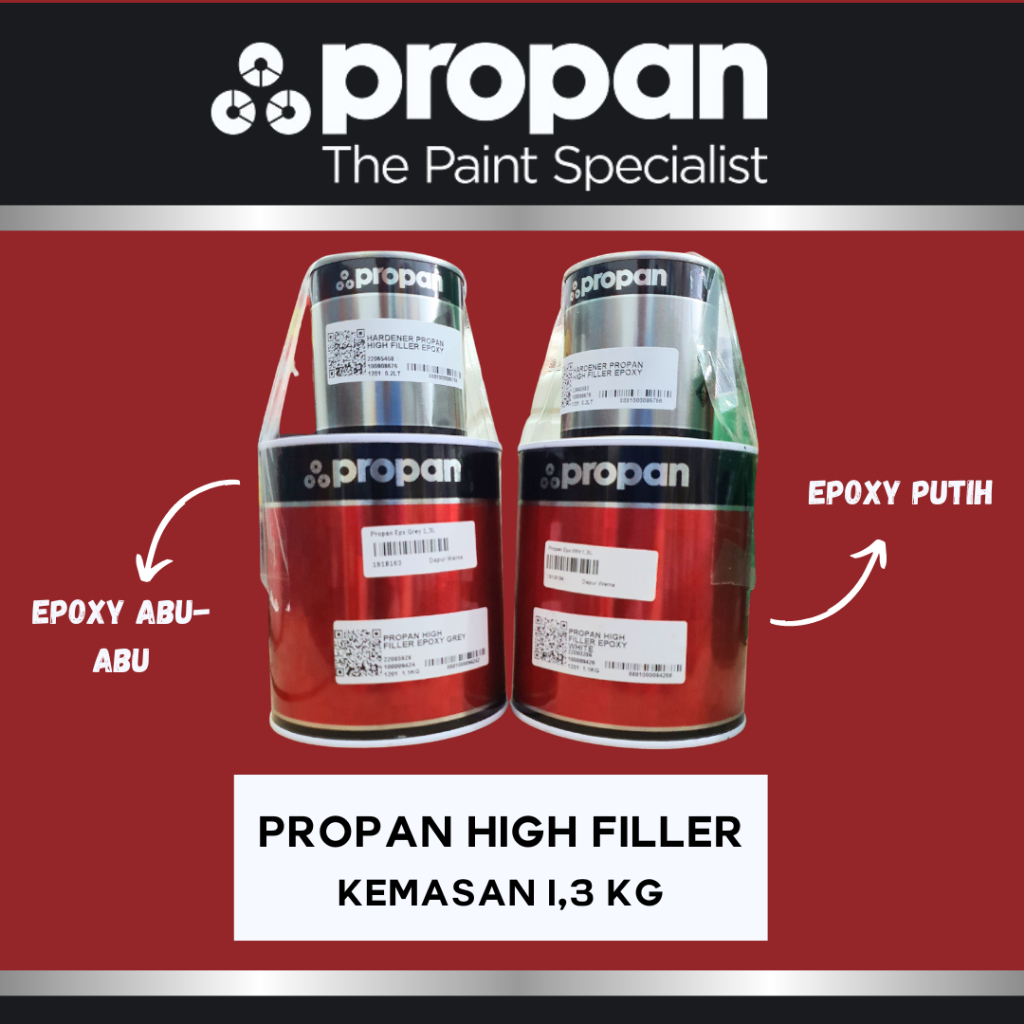 Jual Propan High Filler Epoxy (Cat Dasar Propan) 1,3 KG Set Shopee