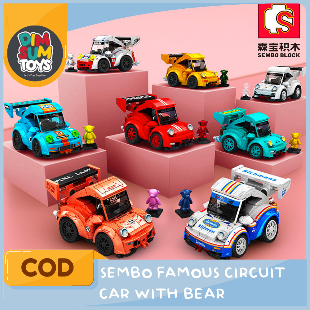 Jual Mainan Bricks Sembo Block Famous Car World Racing Circuit Mobil ...