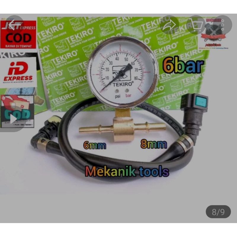Jual Fuel pump Tester Alat Cek ukur Tekanan Bahan bakar motor injeksi