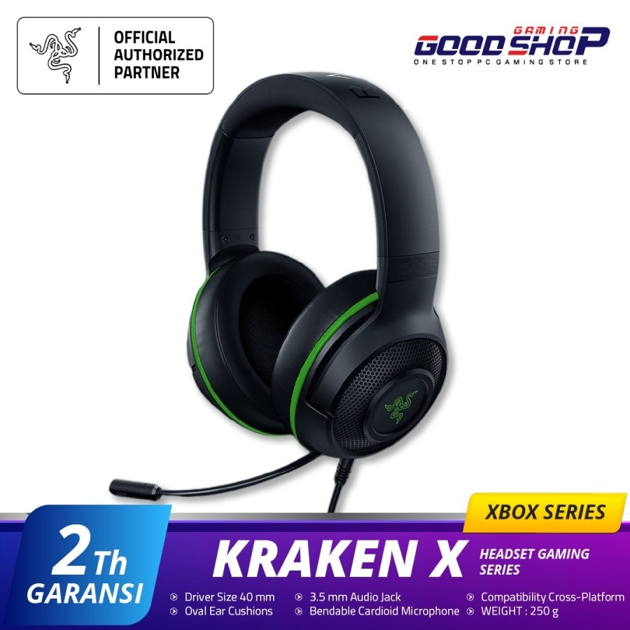 Jual Razer Kraken X - Console Green XBOX | Shopee Indonesia