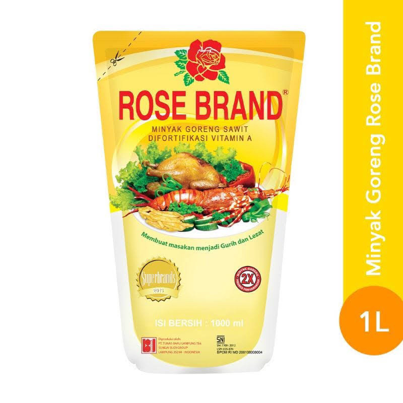 Jual Rose Brand Minyak Goreng (1 Liter) Shopee Indonesia