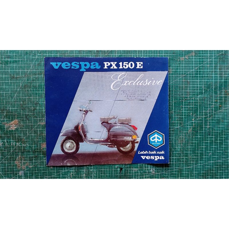 Jual Brosur poster jadul lawas piagio vespa px 150 e px150e 150e ...