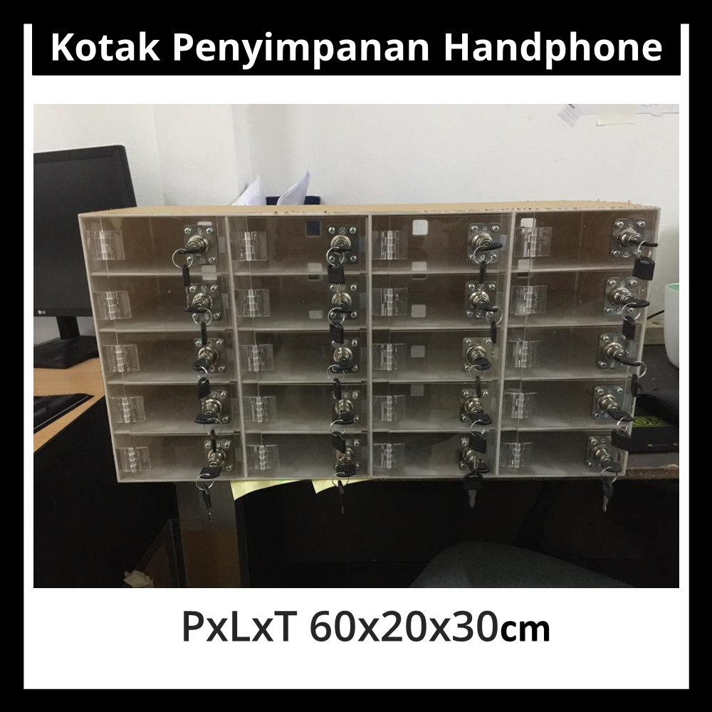 Jual Kotak Penyimpanan Handphone PxLxT 60x20x30cm | Shopee Indonesia