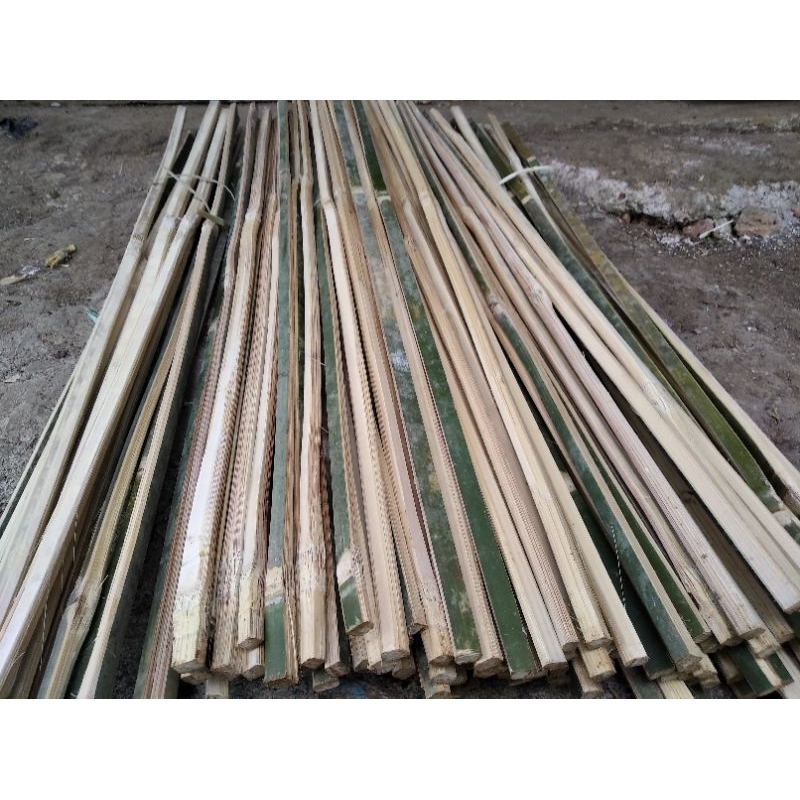 Jual BILAH BAMBU AJIR TURUS PENYAMGGA PANJNG 200 CM LEBAR
