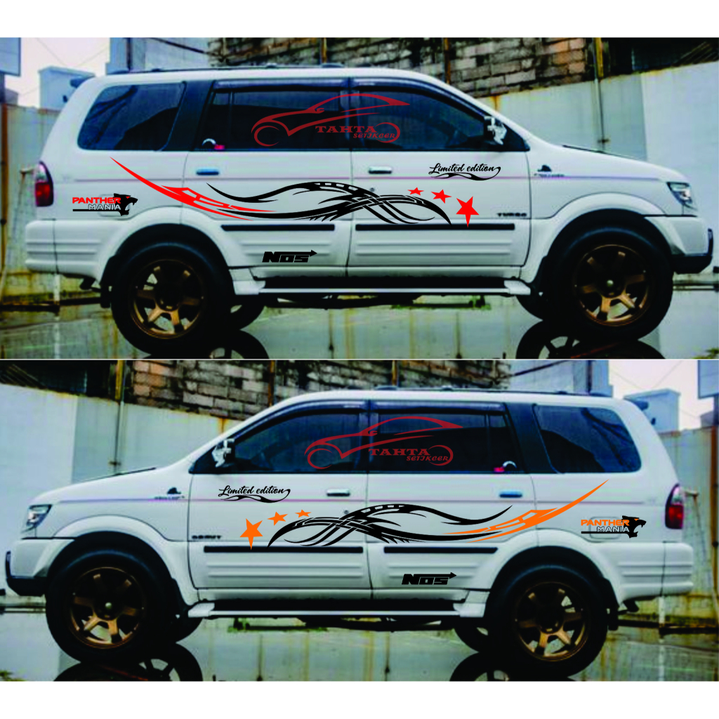 Jual Stiker Sticker Mobil Isuzu Panther Sticker Tribal Bodi Mobil