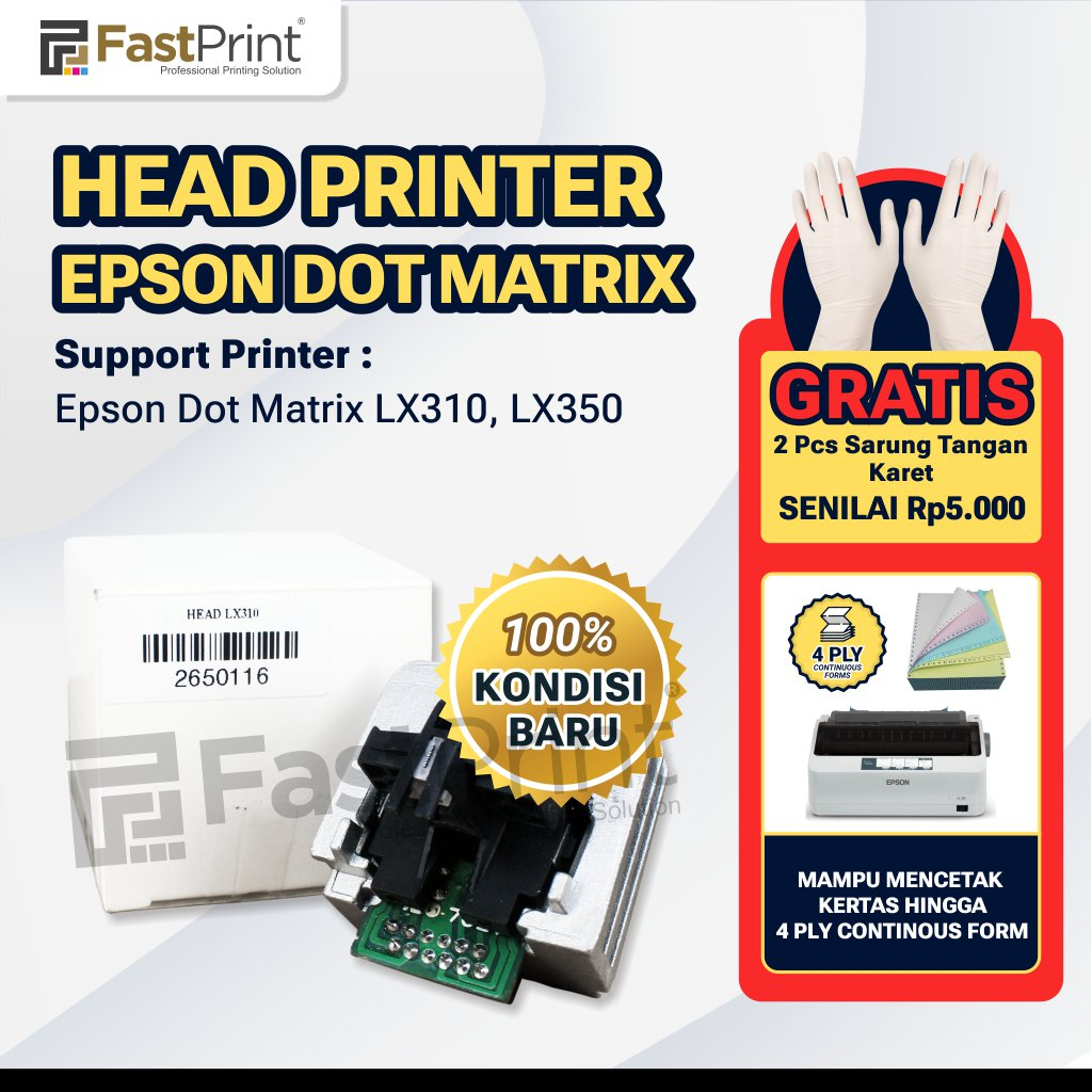 Jual Head Print Printer Epson Dot Matrix Lx310 Lx350 Shopee Indonesia 4171