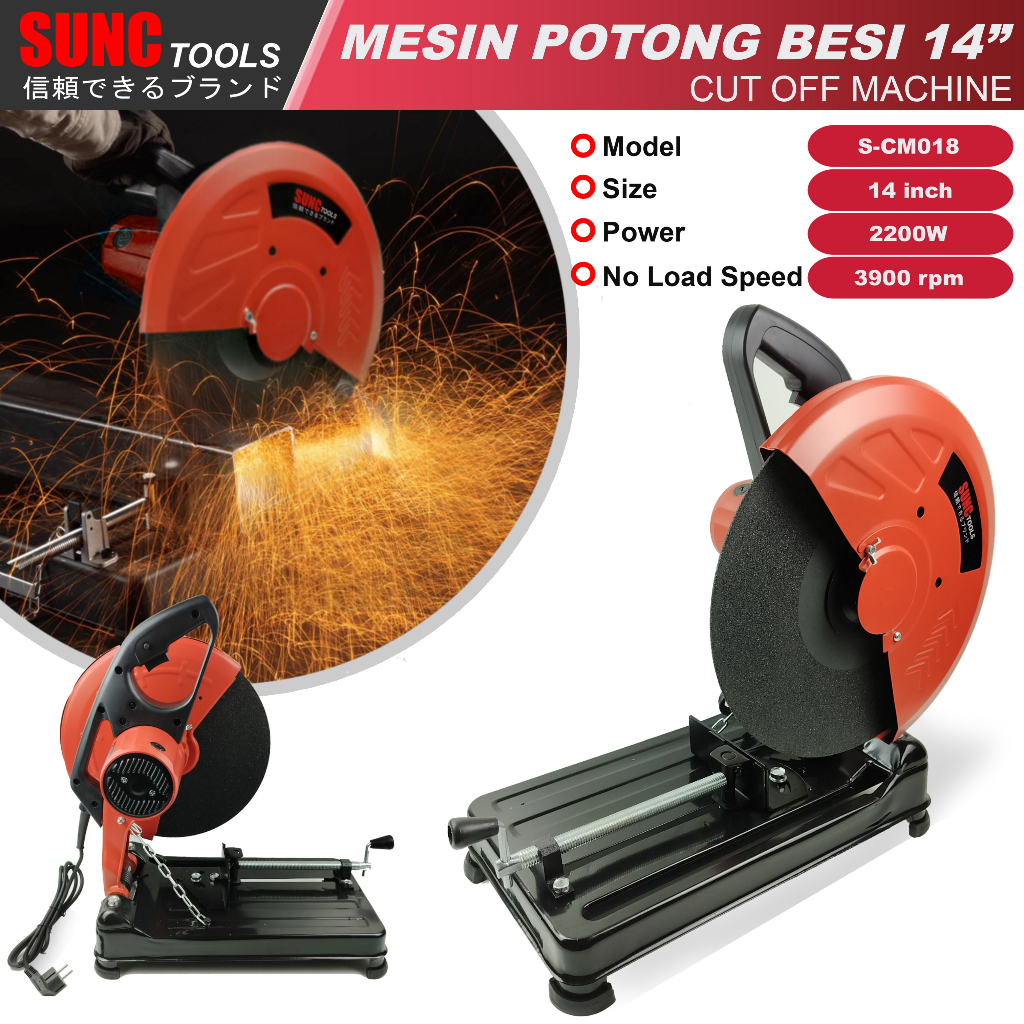 Jual Mesin Potong Besi 14 Inch / Cut Off Machine 14 Inch SUNC TOOLS ...