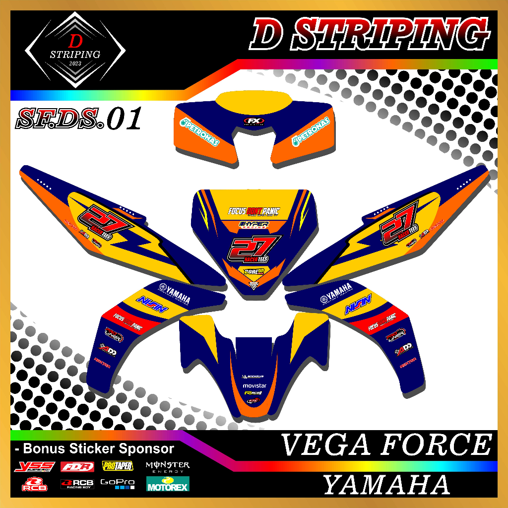 Jual Stiker Decal Full Body VEGA FORCE - Decal Full Body Motor Yamaha ...