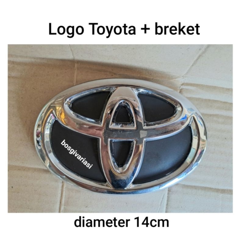 Jual Emblem Logo Grill Depan Toyota Avanza Ukuran Cm Logo Toyota Avanza