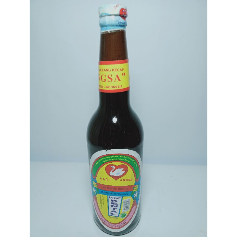 Jual Kecap Kental Manis Hati Angsa,ukuran Botol Besar 600 ML | Shopee ...