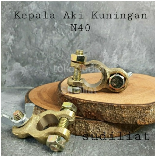 Jual KEPALA AKI KUNINGAN N40 / TERMINAL KEPALA AKI BATERE - N40 ...
