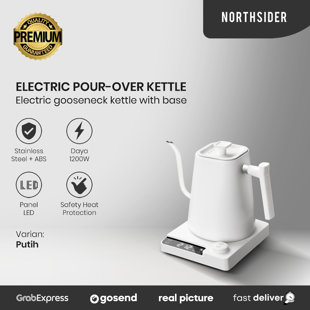 Gooseneck Kettle All Stainless Steel Electric Kettle Electric