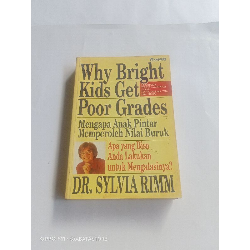 Jual BUKU WHY BRIGHT KIDS GET POOR GRADES MENGAPA ANAK PINTAR ...