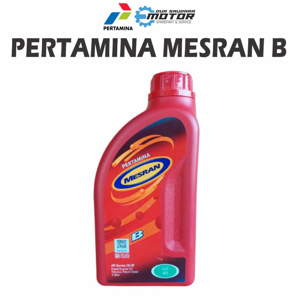 Jual OLI PERTAMINA MESRAN B 1 LITER SAE 40 | Shopee Indonesia